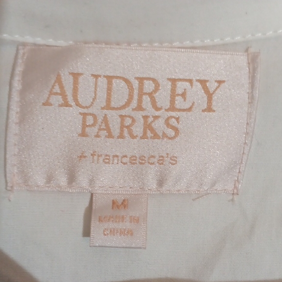 Francesca's Collections Brown Plaid Dress with White Collar - Picture 2 of 4